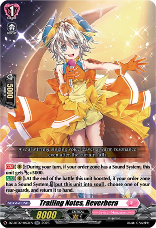 Trailing Notes, Reverbera (DZ-BT07/053EN) [DZ-BT07: Moon Fangs & Cerulean Blaze]