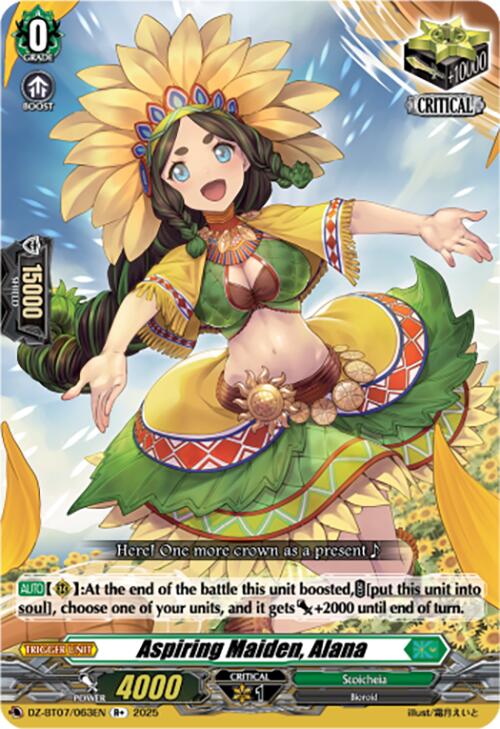 Aspiring Maiden, Alana (DZ-BT07/063EN) [DZ-BT07: Moon Fangs & Cerulean Blaze]