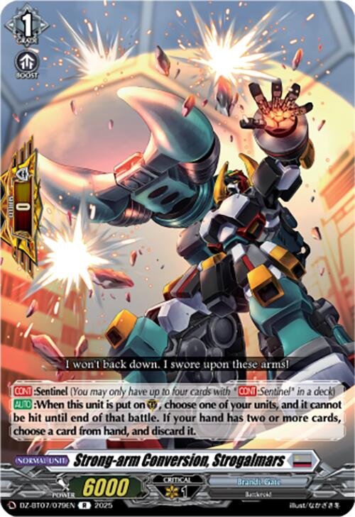 Strong-arm Conversion, Strogalmars (DZ-BT07/079EN) [DZ-BT07: Moon Fangs & Cerulean Blaze]