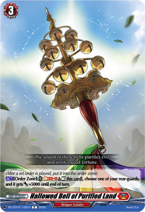 Hallowed Bell of Purified Land (DZ-BT07/105EN) [DZ-BT07: Moon Fangs & Cerulean Blaze]