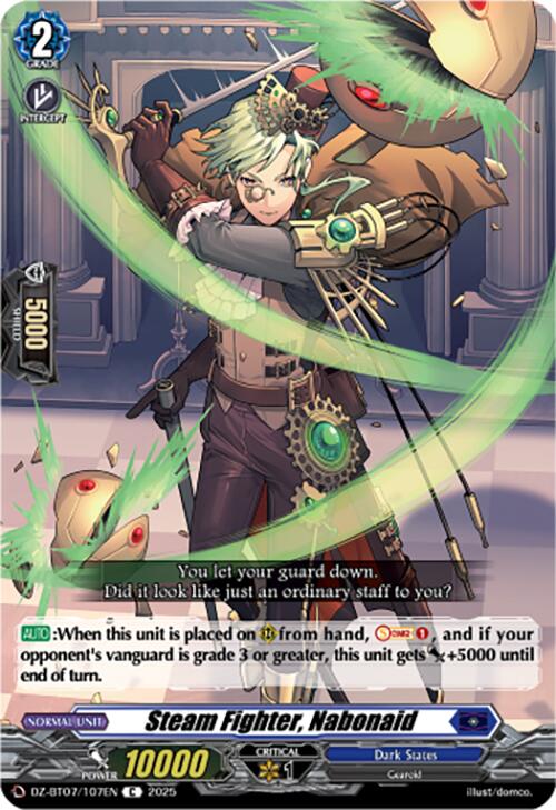 Steam Fighter, Nabonaid (DZ-BT07/107EN) [DZ-BT07: Moon Fangs & Cerulean Blaze]
