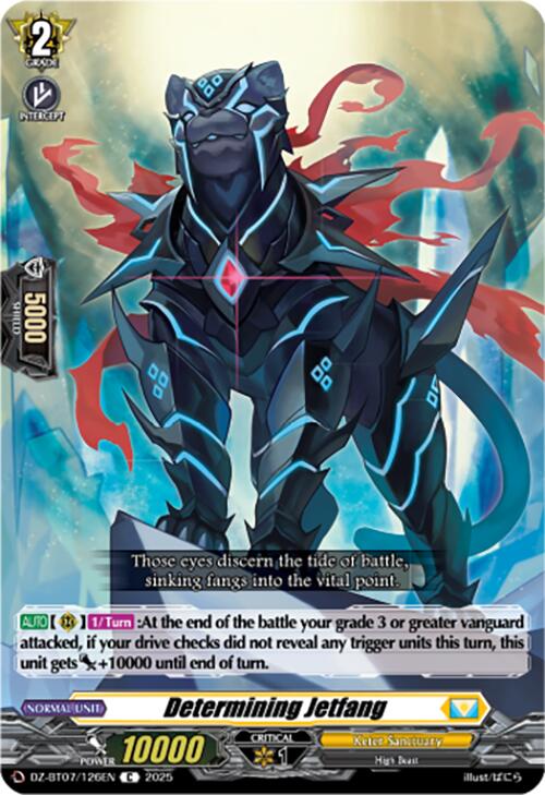 Determining Jetfang (DZ-BT07/126EN) [DZ-BT07: Moon Fangs & Cerulean Blaze]