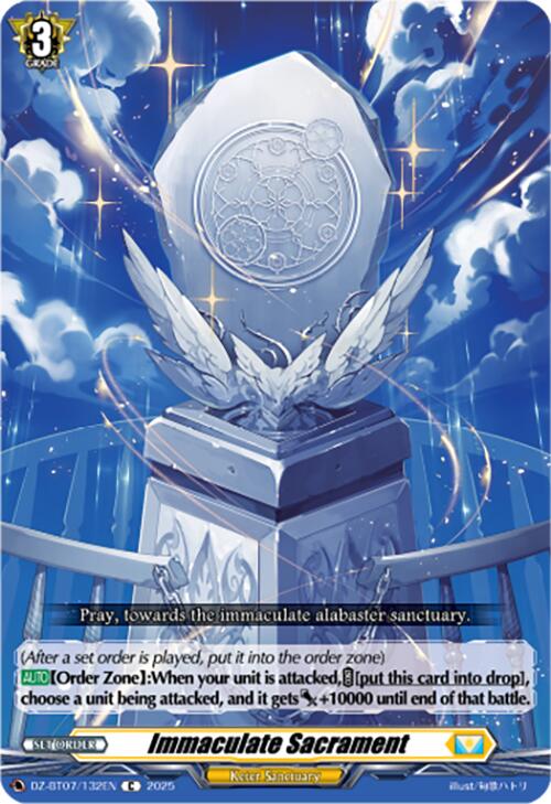 Immaculate Sacrament (DZ-BT07/132EN) [DZ-BT07: Moon Fangs & Cerulean Blaze]