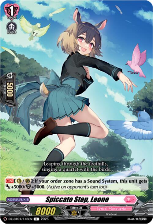 Spiccato Step, Leone (DZ-BT07/146EN) [DZ-BT07: Moon Fangs & Cerulean Blaze]