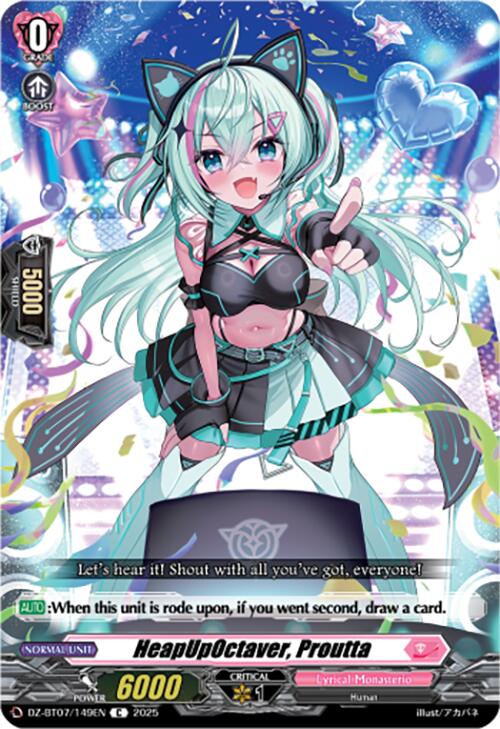 HeapUpOctaver, Proutta (DZ-BT07/149EN) [DZ-BT07: Moon Fangs & Cerulean Blaze]