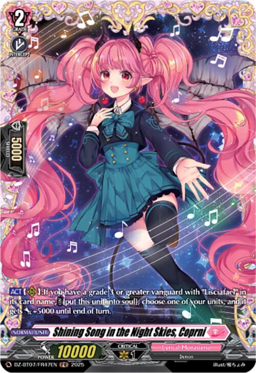 Shining Song in the Night Skies, Coprni (DZ-BT07/FR47EN) [DZ-BT07: Moon Fangs & Cerulean Blaze]
