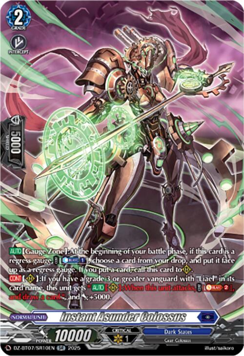 Instant Asunder Colossus (DZ-BT07/SR10EN) [DZ-BT07: Moon Fangs & Cerulean Blaze]