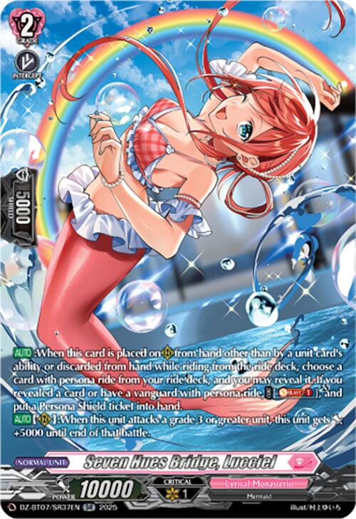 Seven Hues Bridge, Lucciel (DZ-BT07/SR37EN) [Moon Fangs & Cerulean Blaze]