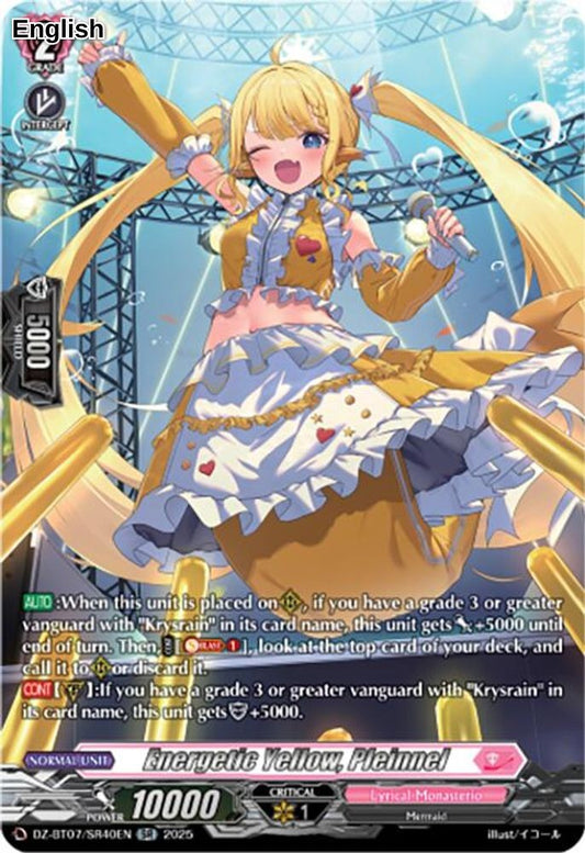 Energetic Yellow, Pleinnel (SR)