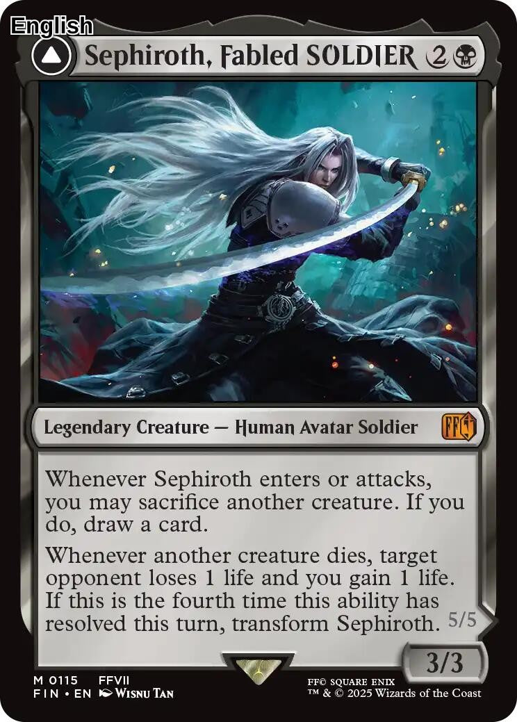 Sephiroth, Fabled SOLDIER