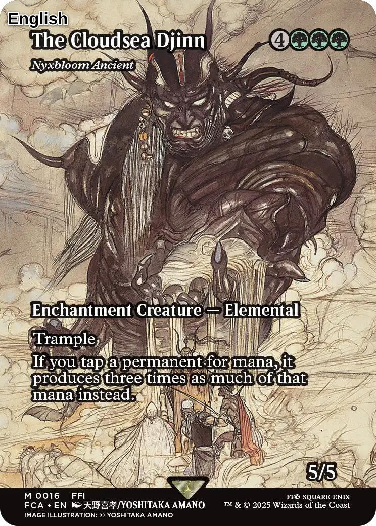 The Cloudsea Djinn - Nyxbloom Ancient (Showcase)