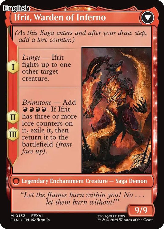 Clive, Ifrit's Dominant (Back)