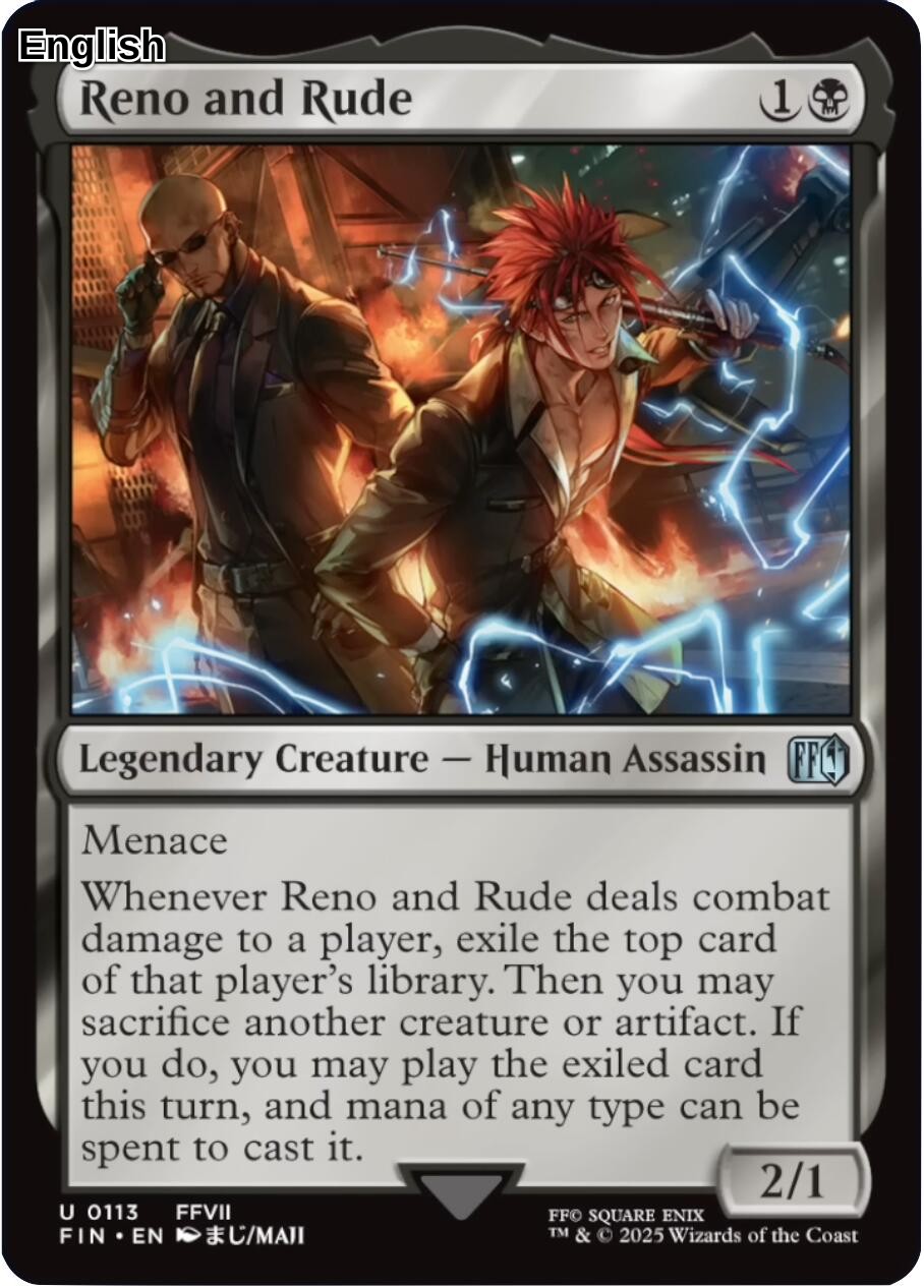 Reno and Rude [FIN - 113] FINAL FANTASY