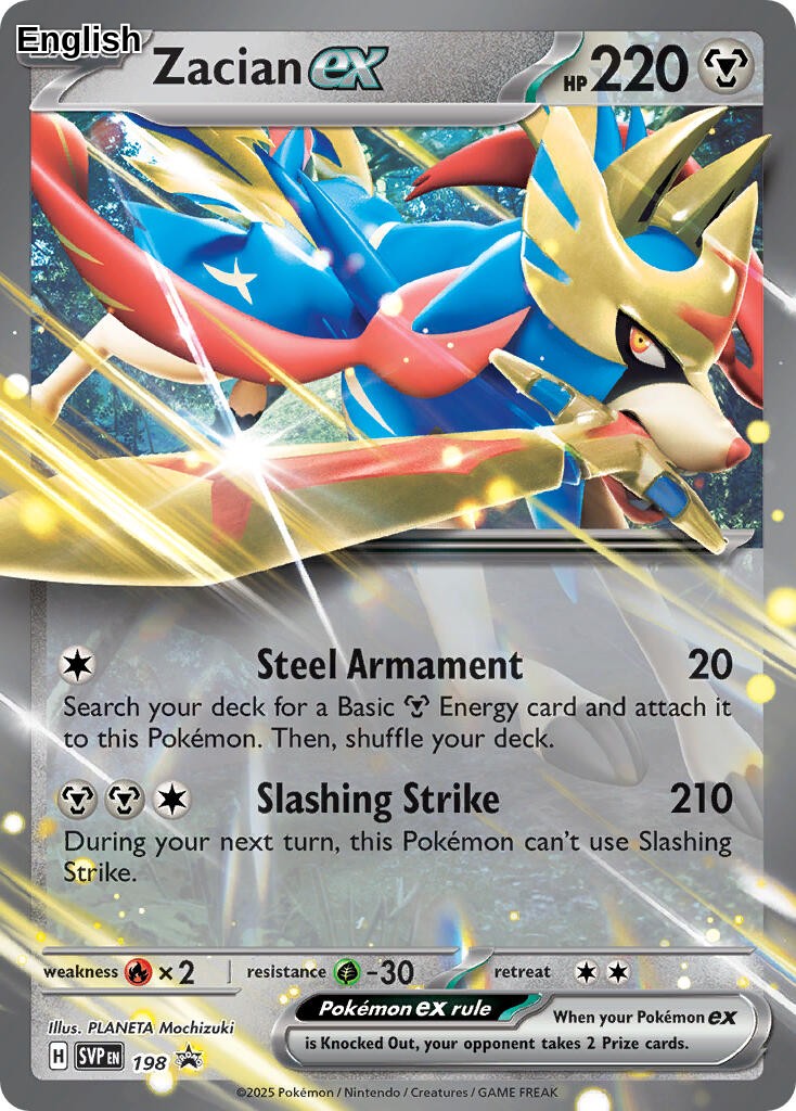 Zacian ex - 198