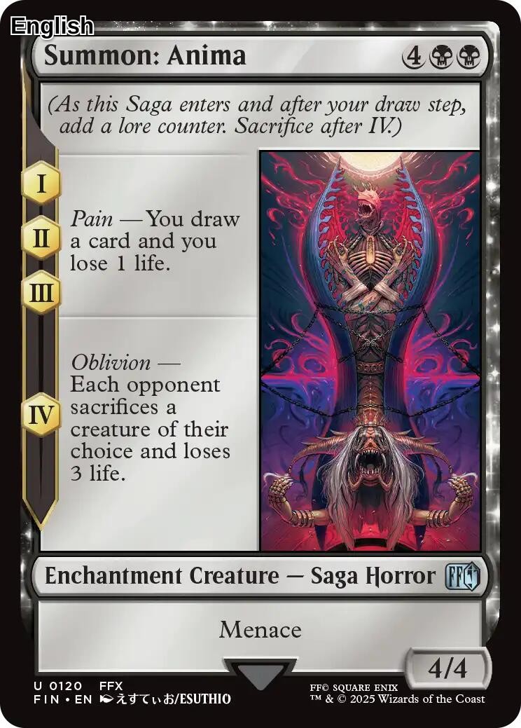 Summon: Anima [FIN - 120] FINAL FANTASY