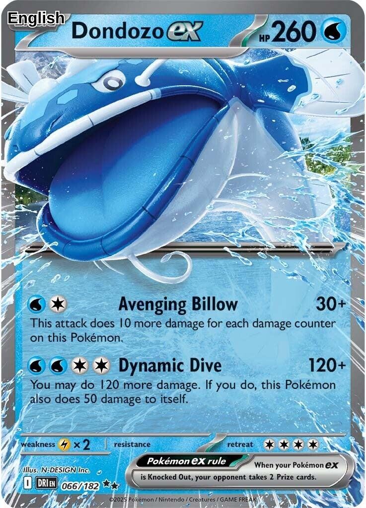 Dondozo ex - 066/182