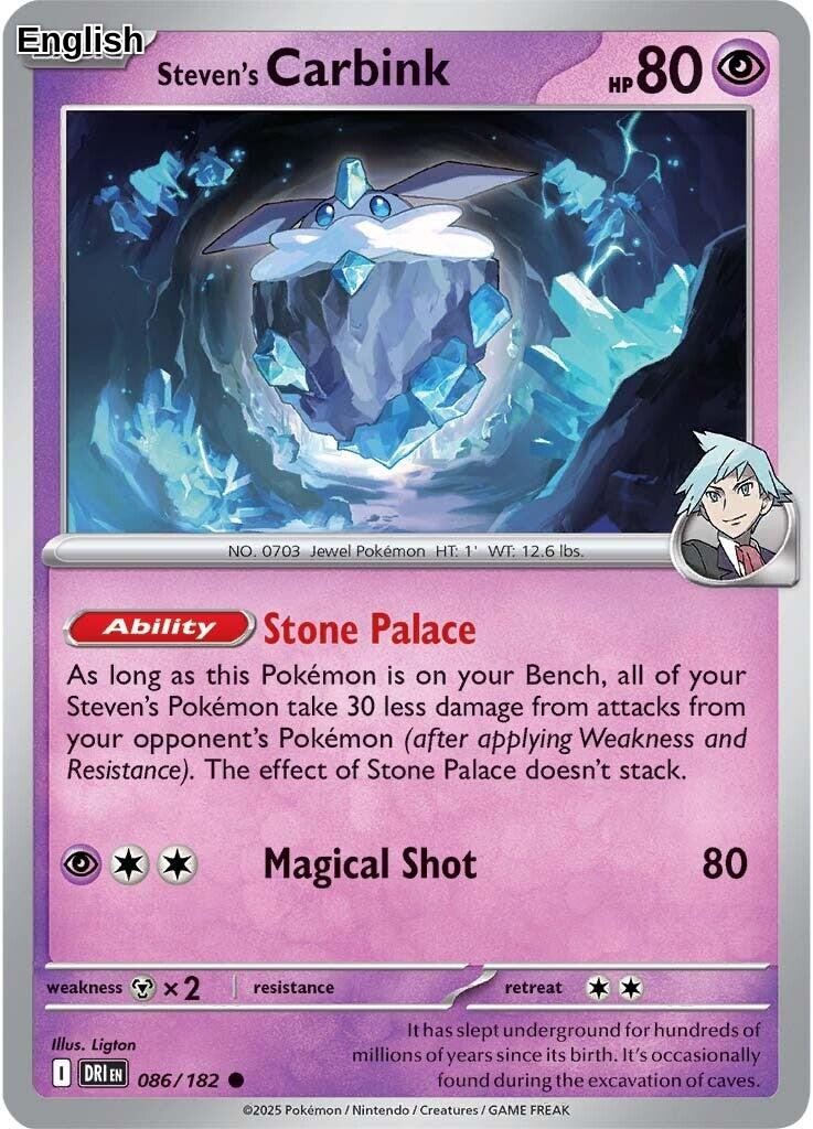 Steven's Carbink [DRI - 086/182] SV10: Destined Rivals