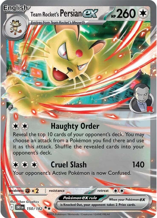 Team Rocket's Persian ex - 150/182
