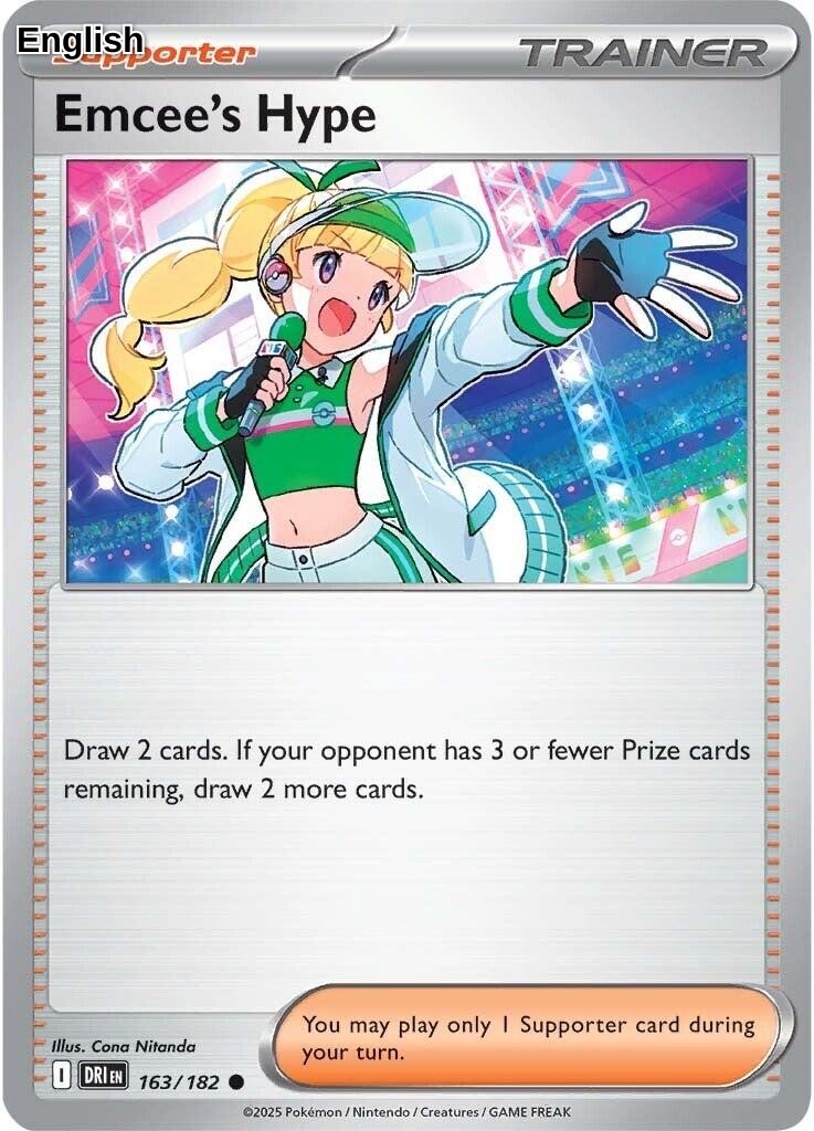 Emcee's Hype - 163/182 [DRI - 163/182] C SV10: Destined Rivals
