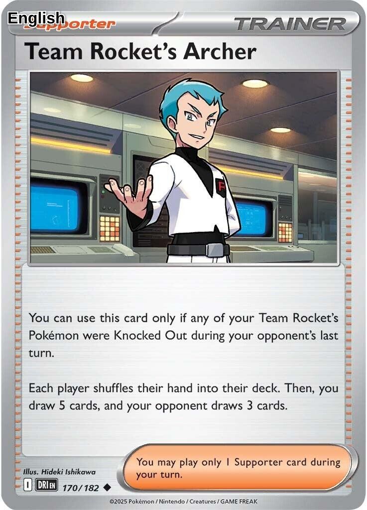 Team Rocket's Archer - 170/182 [DRI - 170/182] SV10: Destined Rivals