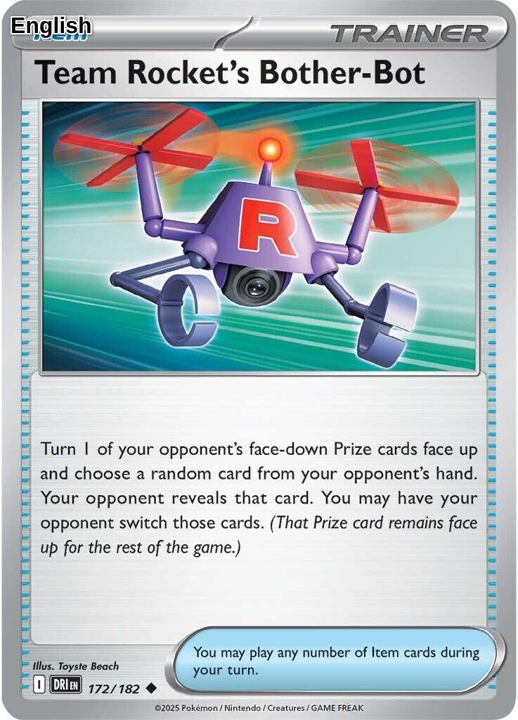 Team Rocket's Bother-Bot [DRI - 172/182] SV10: Destined Rivals