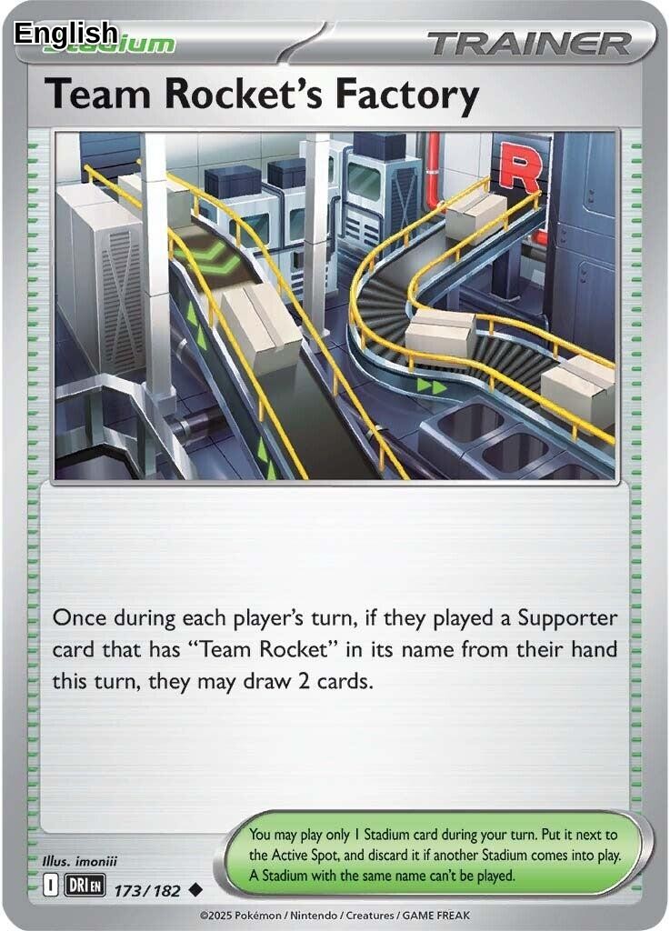 Team Rocket's Factory [DRI - 173/182] SV10: Destined Rivals