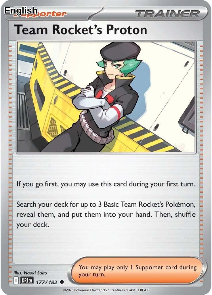 Team Rocket's Proton - 177/182 [DRI - 177/182] SV10: Destined Rivals