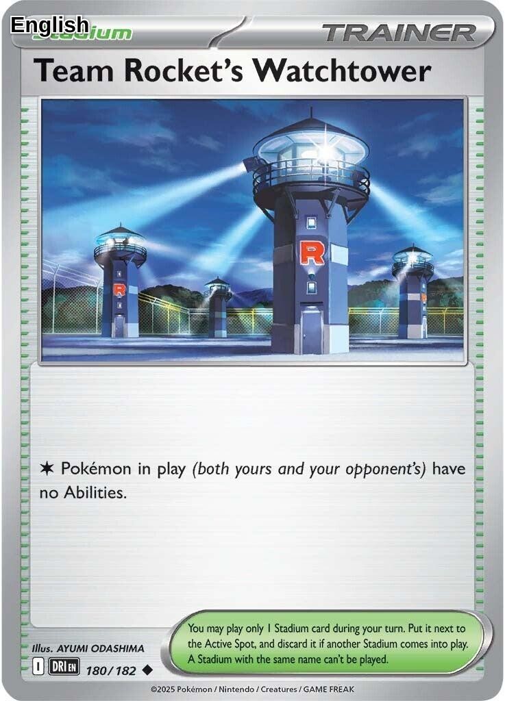 Team Rocket's Watchtower [DRI - 180/182] SV10: Destined Rivals