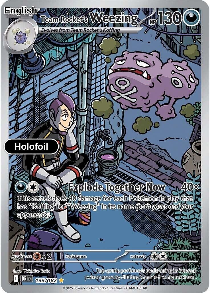 Team Rocket's Weezing - 199/182