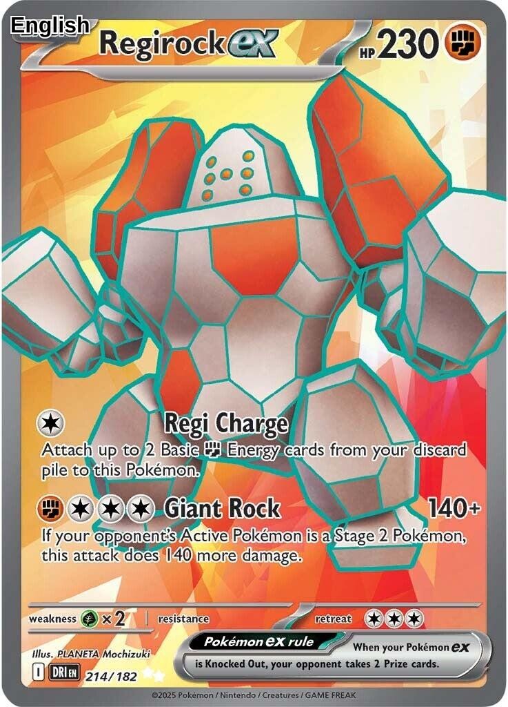 Regirock ex - 214/182