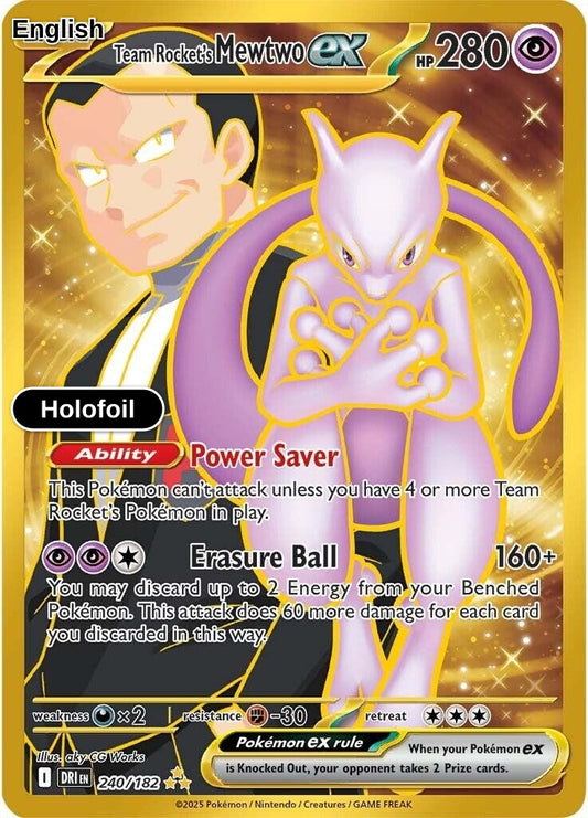 Team Rocket's Mewtwo ex - 240/182