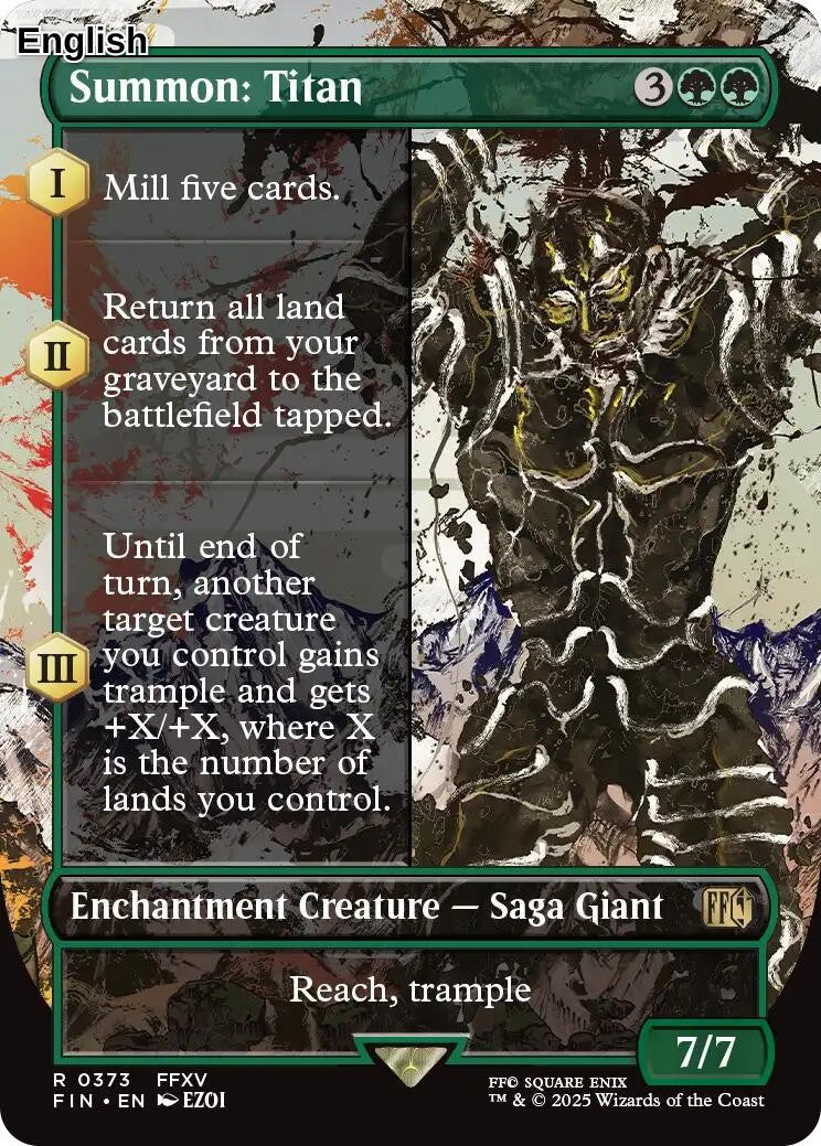 Summon: Titan (Borderless)
