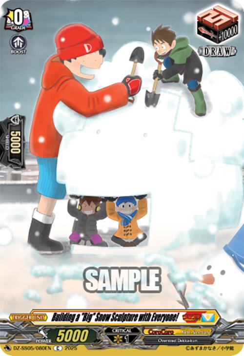 Building a "Big" Snow Sculpture with Everyone! (DZ-SS05/080EN) [DZ-SS05: CoroCoro Start Deck Pack]