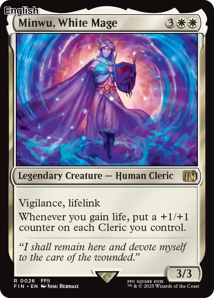 Minwu, White Mage
