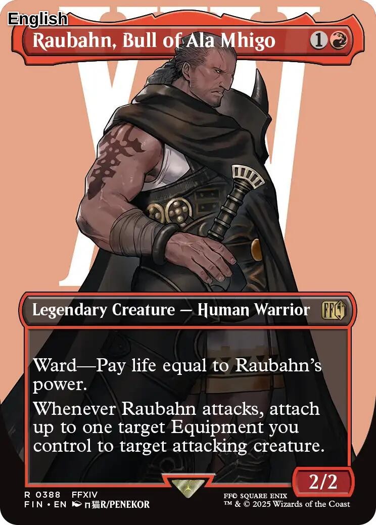 Raubahn, Bull of Ala Mhigo (Borderless) [FIN - 388] FINAL FANTASY