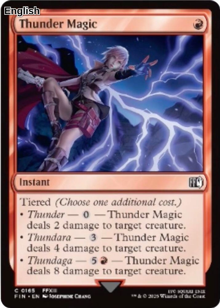Thunder Magic [FIN - 165] FINAL FANTASY