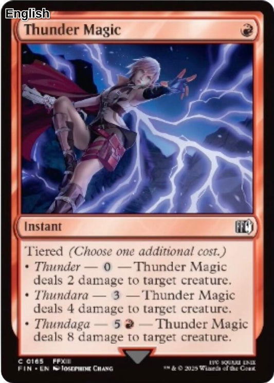 Thunder Magic [FIN - 165] FINAL FANTASY