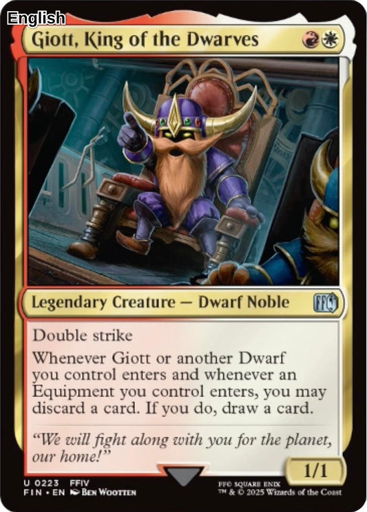 Giott, King of the Dwarves