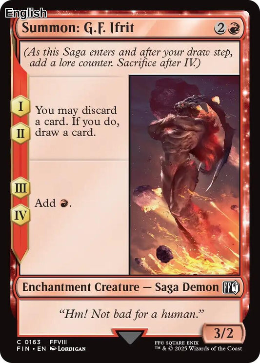 Summon: G.F. Ifrit [FIN - 163] FINAL FANTASY