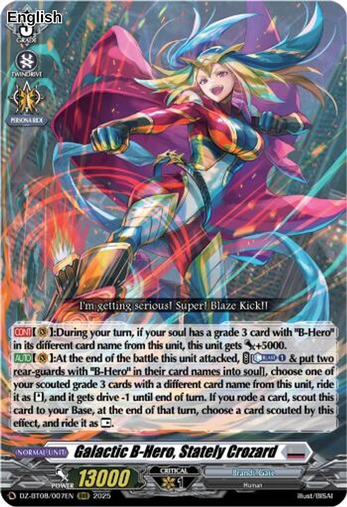 Galactic B-Hero, Stately Crozard