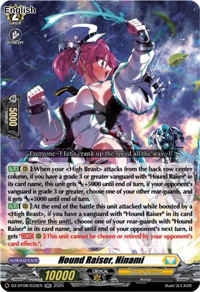 Hound Raiser, Hinami