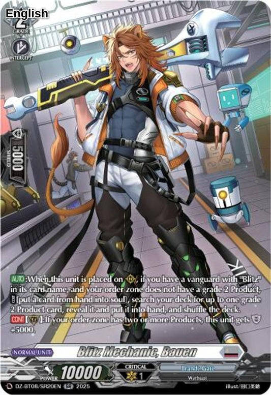 Blitz Mechnanic, Bauen (SR)