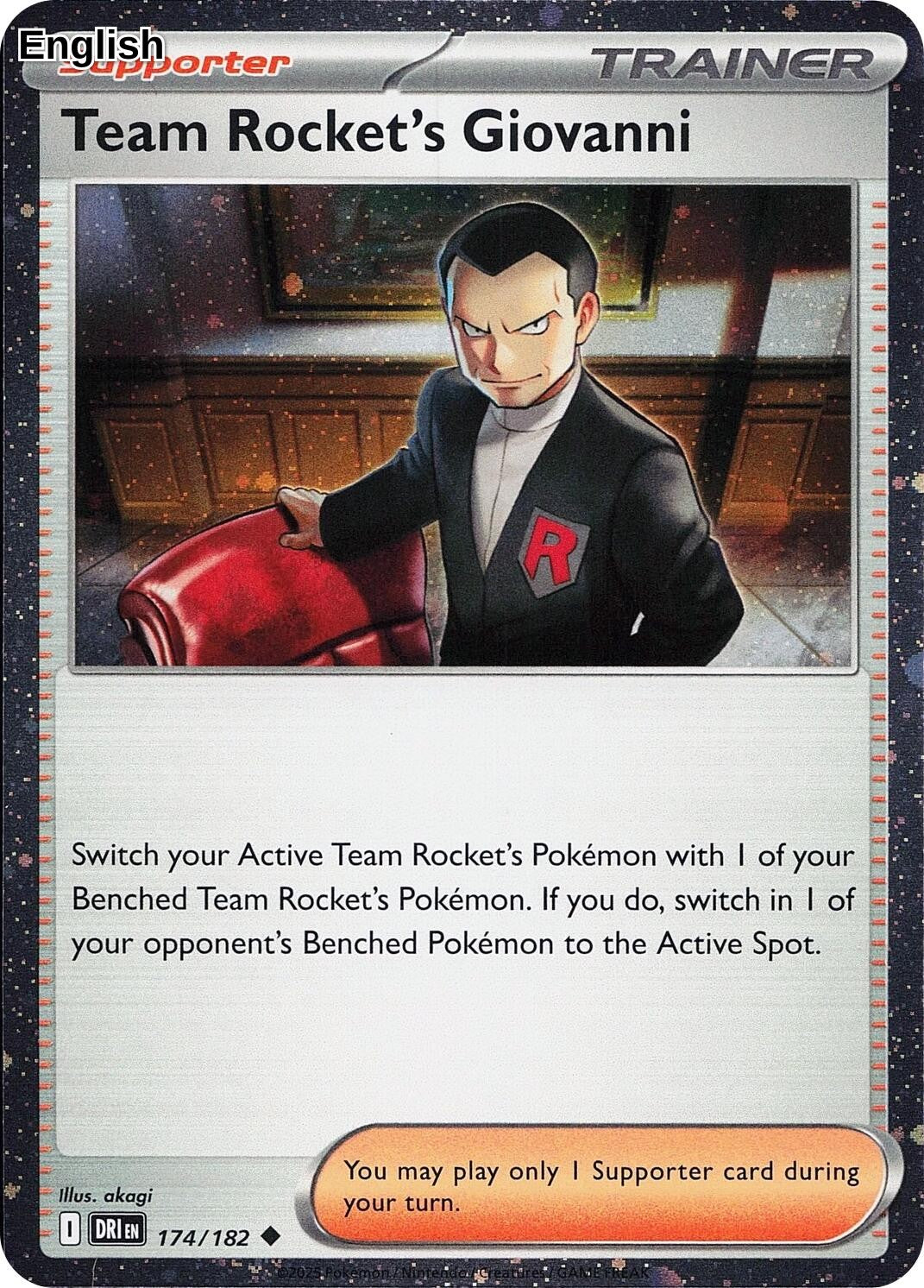 Team Rocket's Giovanni (Cosmos Holo)