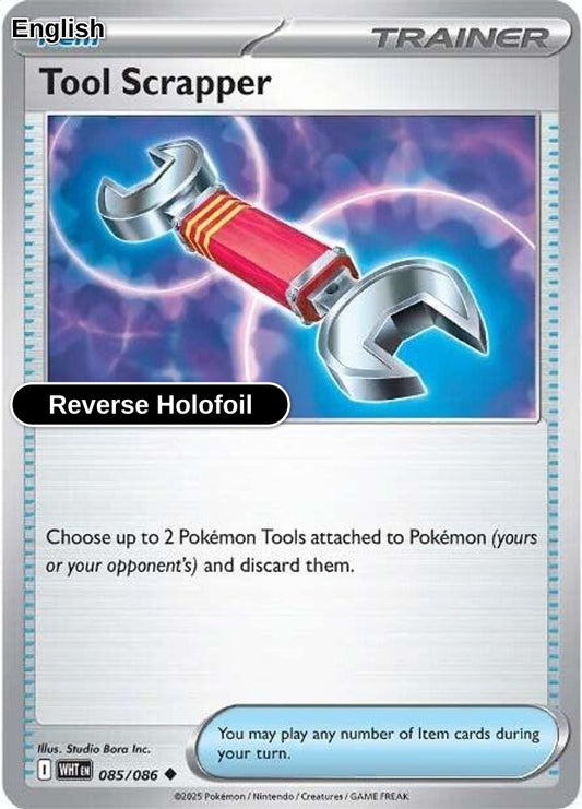 Tool Scrapper [WHT - 085/086] U SV: White Flare - Reverse Holofoil