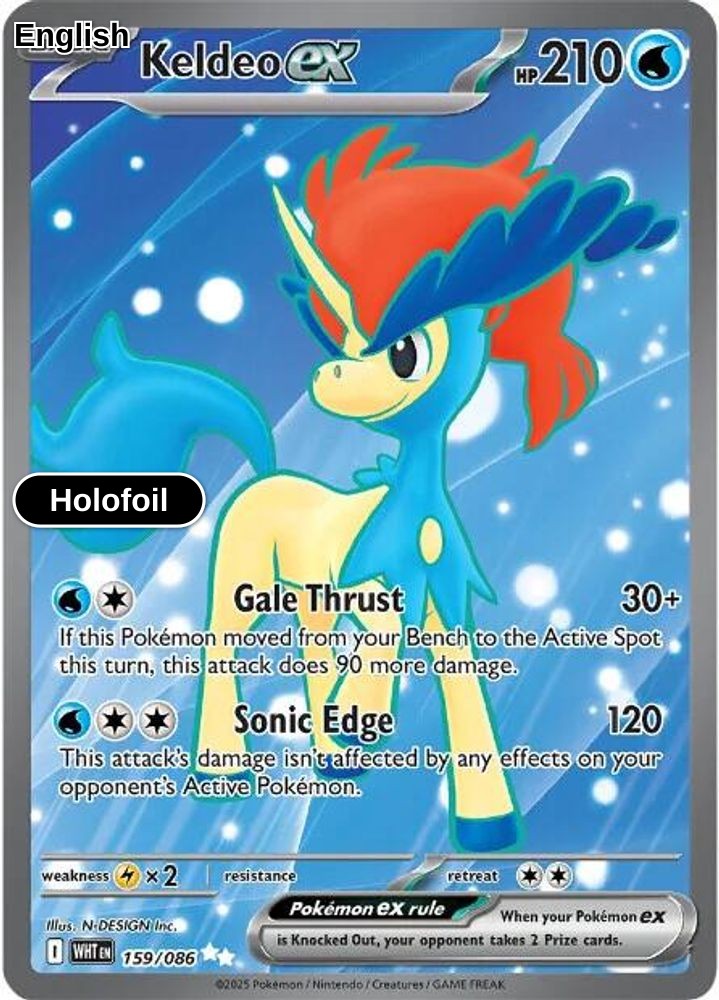 Keldeo ex - 159/086