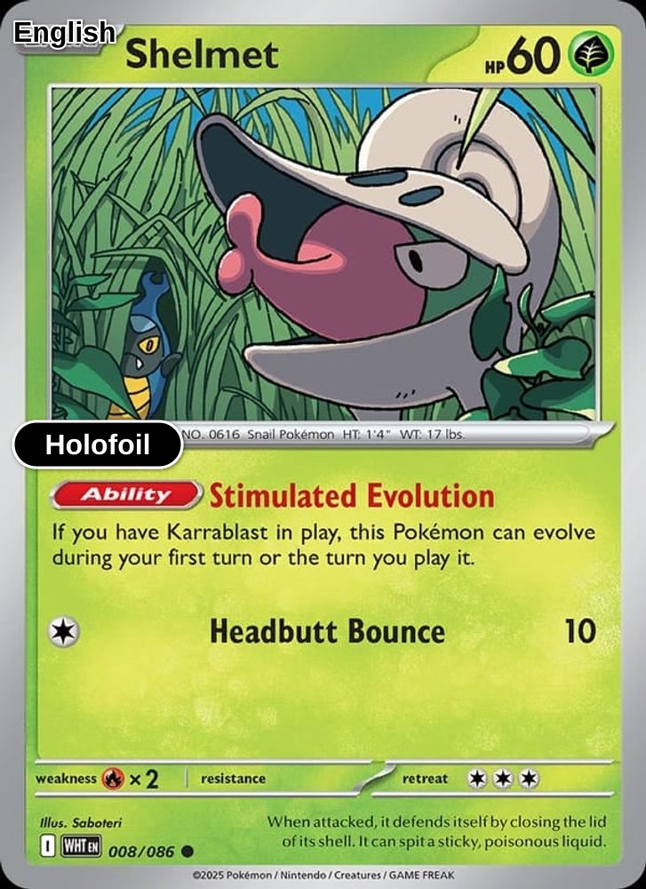 Shelmet (Poke Ball Pattern)