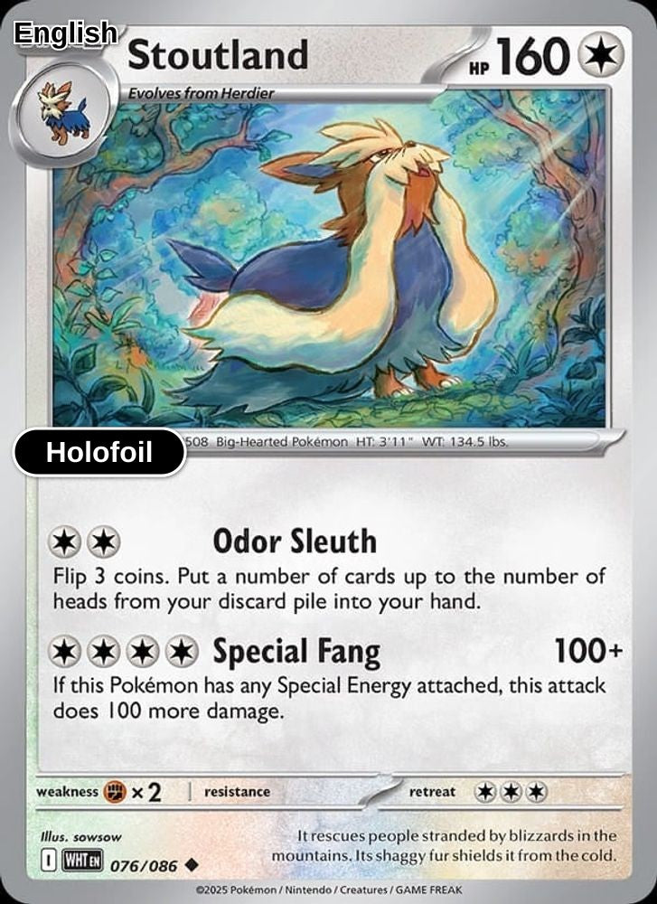 Stoutland (Poke Ball Pattern)