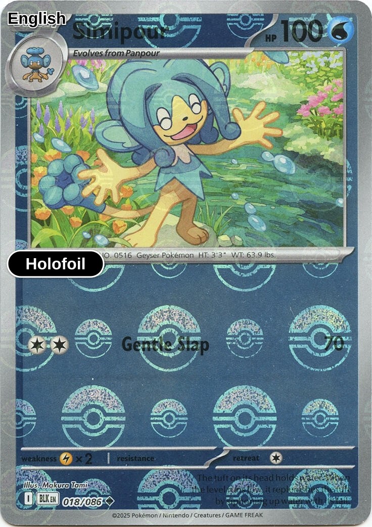 Simipour (Poke Ball Pattern)