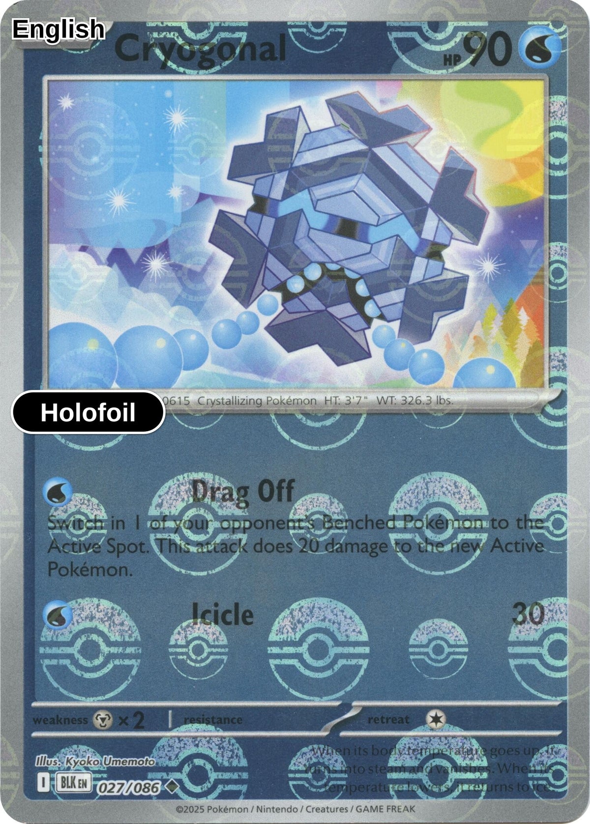 Cryogonal (Poke Ball Pattern)
