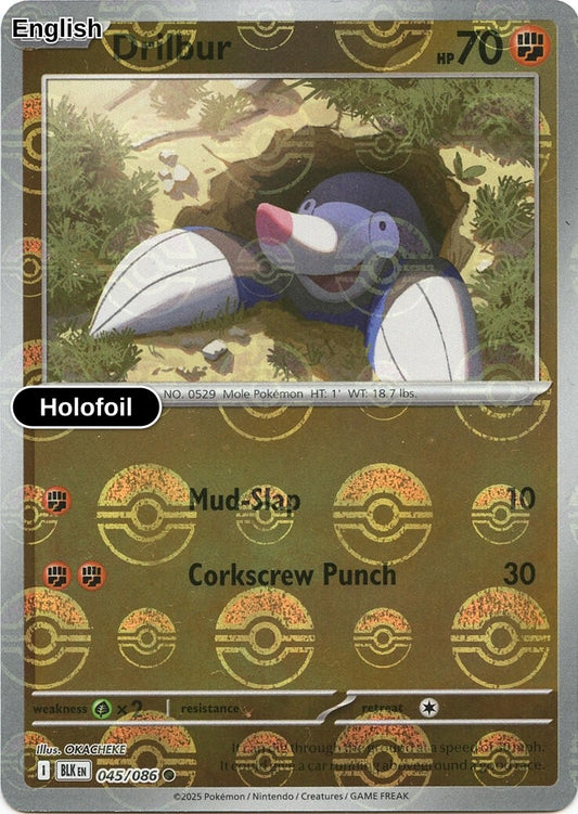 Drilbur (Poke Ball Pattern)